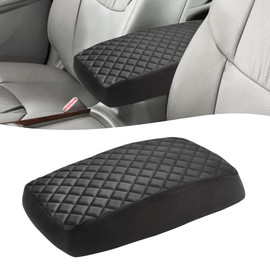 KBH Center Console Armrest Cover for Toyota Avalon 2005-2012, Car Armrest Covering Cushion Pad, Vinyl Leather Trim, Anti-scratch, Black