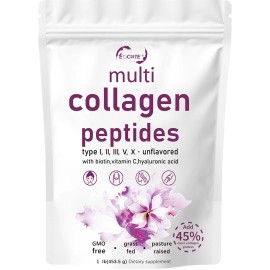(Type I,II,III,V,X) Multi Collagen Peptides Powder-Hydrolyzed Protein Peptides
