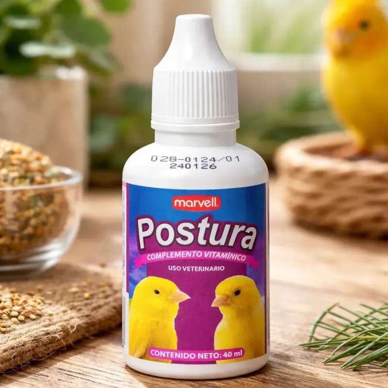 Vitamina Postura Australiano Ninfa Canario Silvestre Ornato
