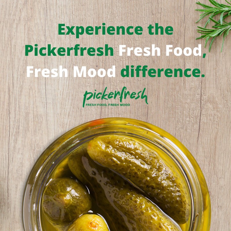 Pickerfresh Kosher Petite Dills - Garlic, Dill & Red Pepper