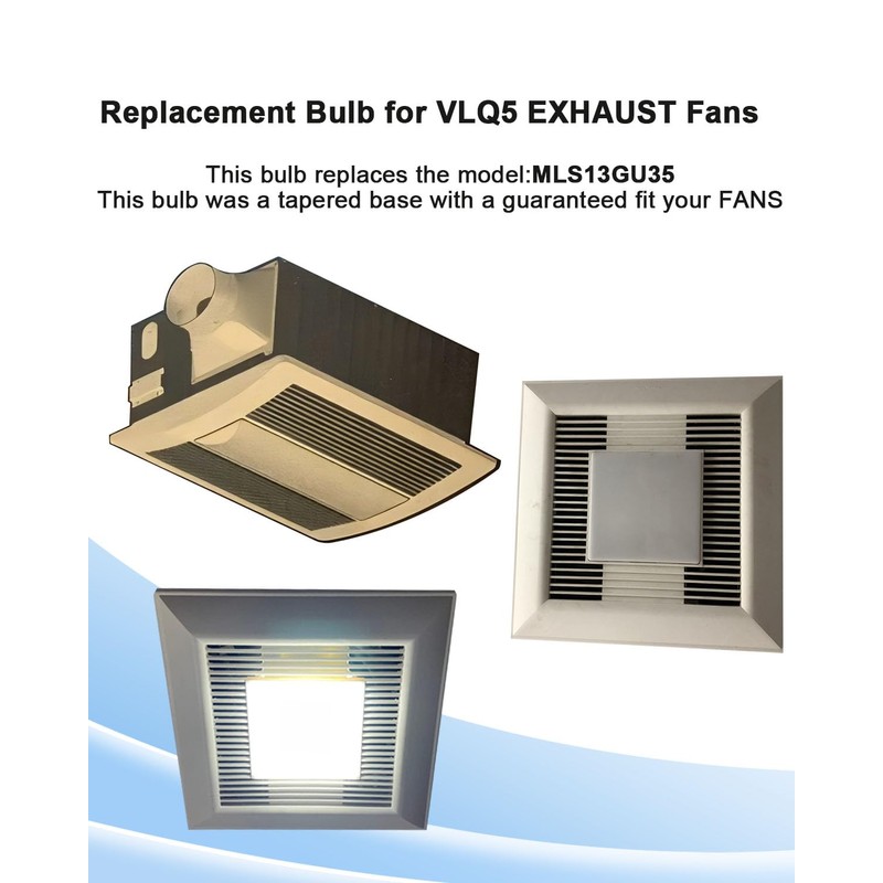 Ignixlite 2 Pack MLS13GU35 Fluorescent Light Bulbs,13W 3500K Replacement for
