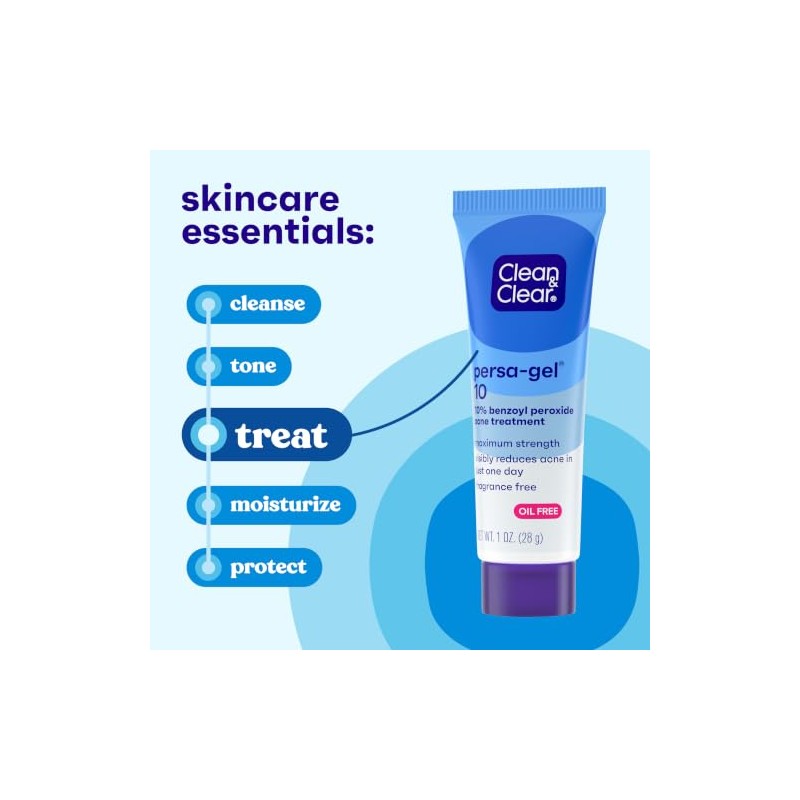 JJ Persa-Gel Acne Tr MS Size 1z Clean Clear Maximum