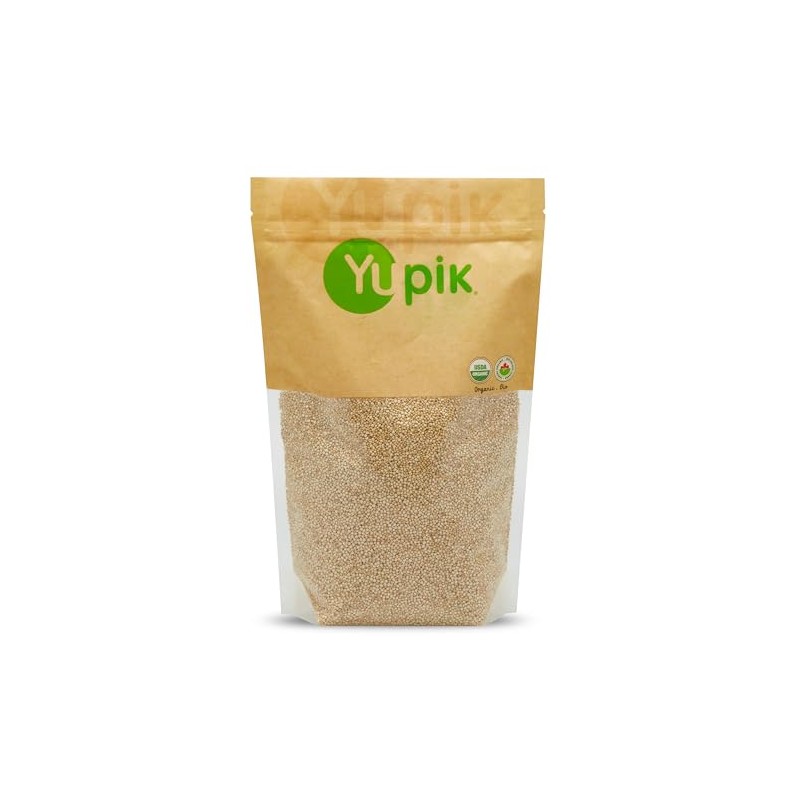 Yupik Organic White Quinoa, 2.2 lb (35.2 oz), Non-GMO, Gluten-Free,