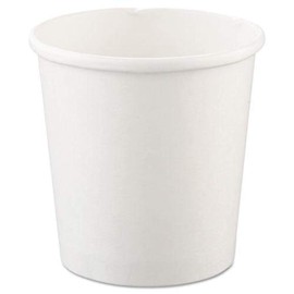 Solo Cup Company H4165U Flexstyle Double Poly Paper Containers, 16oz, White, 25/pack, 20 Packs/carton