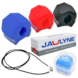 Jawlyne - Jaw Exerciser 3 Pack with 3 Strengths Jawline Toner Exerciser for Men and Women