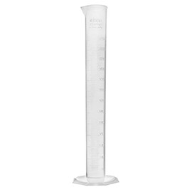 EISCO Graduated Cylinder, 250mL - Class B Tolerance - Octagonal Base - Polypropylene Plastic - Industrial Quality, Autoclavable