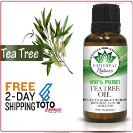 Unbranded Aceite De Arbol De Te Para Hongos Organico Grado Terapeutico TeaTree Oil Puro.