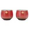 2Pcs Ceramic Cup Vintage Chinese Style Tea Cup Kung Fu