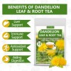 ULTHMOK Premium Dandelion Leaf & Root Tea,50 Tea Bags for