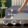 Utopia Bedding Fitted Sheet, Brushed Microfibre, up to 30 cm,