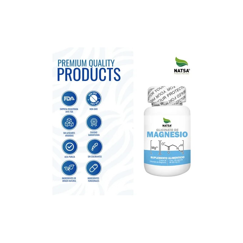 Pack Citrato De Magnesio Y Glicinato De Magnesio, Premium