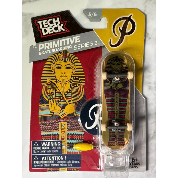 Teck Deck 96MM Primitive Series 2 Gold Foil FINGERBOARD Egypt