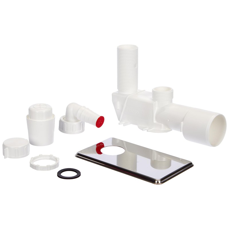 Alcaplast High-quality flush-mounted siphon for washing machine, washing machine connection,