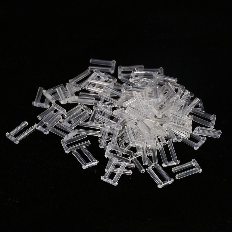 Rimless Frames Sleeves, 100pcs New Plastic Compression Sleeves for Rimless