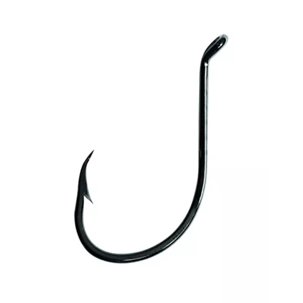 Mustad Hooks 92553-BN-6-50 Beak Bait Black Octopus Hook