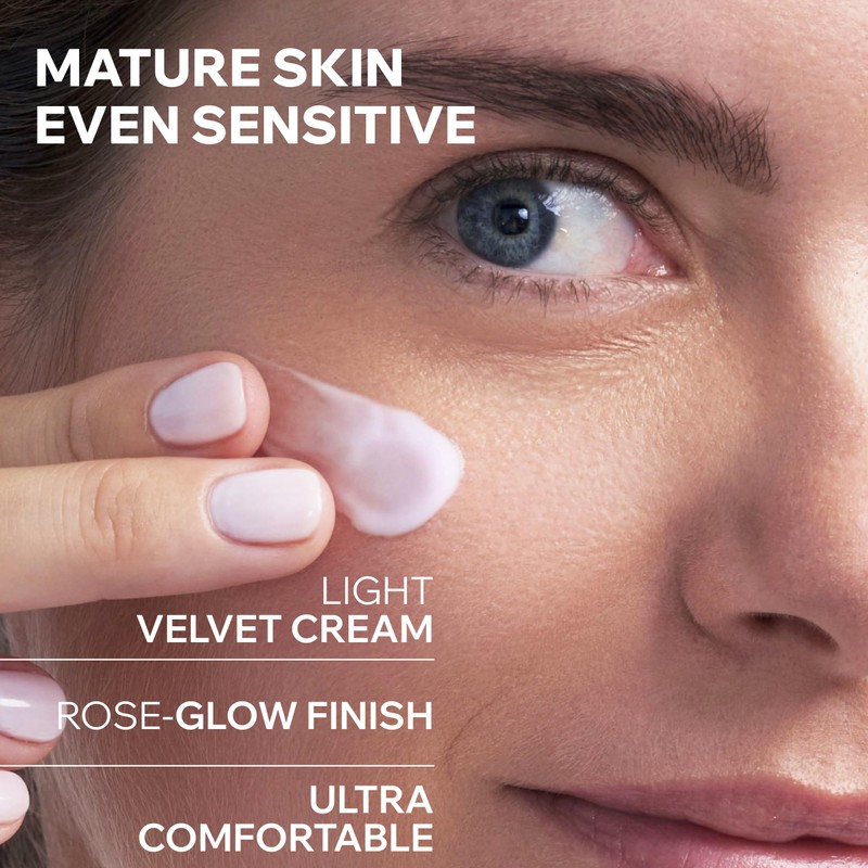 Uriage Age Absolu Firming Rose Cream with Retinol, Hyaluronic Acid,