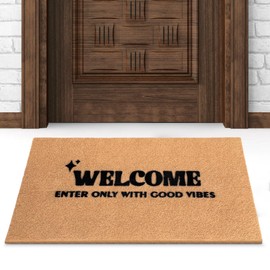 Welcome Matt Outdoor - Large Door Mat, Front Door Mat Outside Entrance, Doormat Indoor Entrance, Front Porch Rug, Outdoor Welcome Mats for Front Door