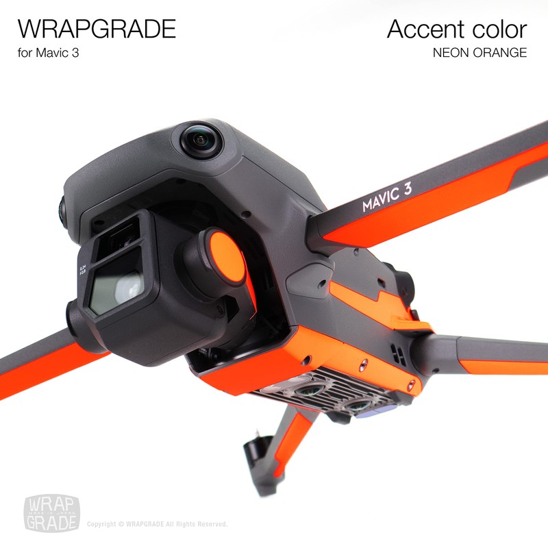 WRAPGRADE Partial Skin Stickers for DJI Mavic 3 Pro Accent