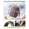 Baby Diaper Bag with Waterproof Changing Pad, Dark Gray