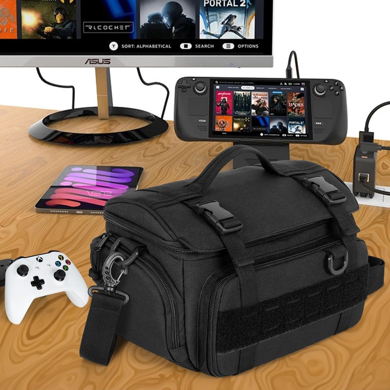 PGmoon Travel Bag Compatible with Steam Deck (OLED)/ Legion Go