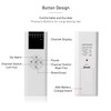 Sortfle AC114-06B Blinds Remote Control，6 Channel RF Transmitter(433.92Mhz) for Electric