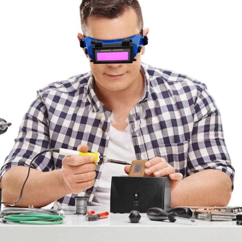 Welding Glasses, Solar Car Blackout Eye Mask Welding Goggles Welder