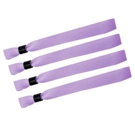 Wristrenyi Cloth Wristbands for Events-100 Pack Berry Fabric Bracelets Wrist Bands for Concerts Festival Admission Party