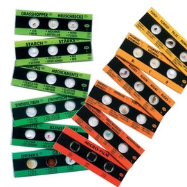 6 Slides with 3 Preparations for Student Microscopes