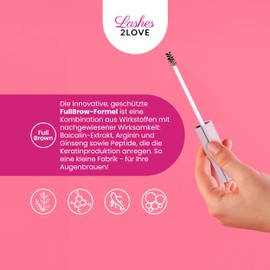 Brows2love Eyebrow Serum - Eyebrow Growth - Eyebrow Booster - Nourishing and Moisturising Serum