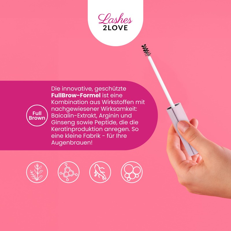 Brows2love Eyebrow Serum - Eyebrow Growth - Eyebrow Booster -