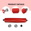 Accessory Set for Replacement Brush with Separable Rubber Main Brush,