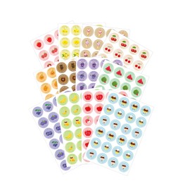 Pay Day Planner Stickers Dot Labels 3/4 Inch Fruits Daily Payday Planner Calendar Organizer Stickers Tracking Pay Planner Reminder Labels for Scrapbooking Crafting & Journals 288 Pcs