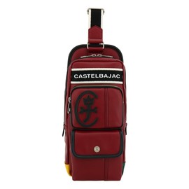 Castelbajac Domine 024911 Men's Body Bag, One Shoulder Brand, Crossbody Bag, 14, Red, [14] Red