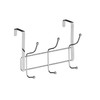 Premier Housewares 509727 6 Hook Over Door Hanger - Chrome