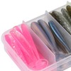 Set of 50 Soft Plastic Lures with Storage Box 7CM