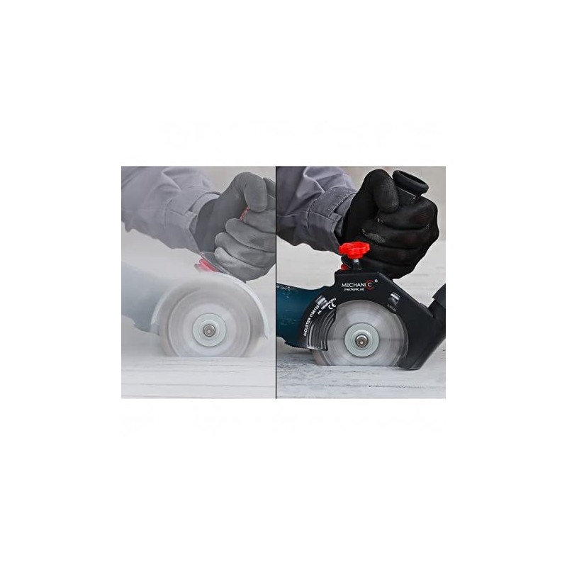 MECHANIC AirDuster 125 mm dust extraction angle grinder for diamond