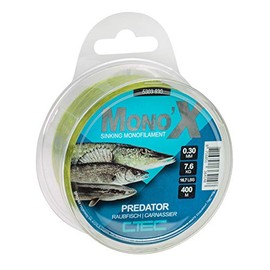 C-Tec Mono X Predatory Fish Pike Diameter 0.35 mm / 300 m Green Target Fish Line SPRO