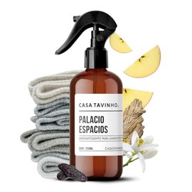 Aromatizante para Hogar | Atomizador de 250ml | Aroma PALACIO Espacios | CASA TAVINHO | Para Casa y Oficina | Eliminador de Olores | Aromatizante de Ambientes y Telas
