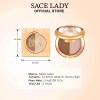 Sace Lady Paleta De Sombras Alta Pigmentación Mate Y Glitter