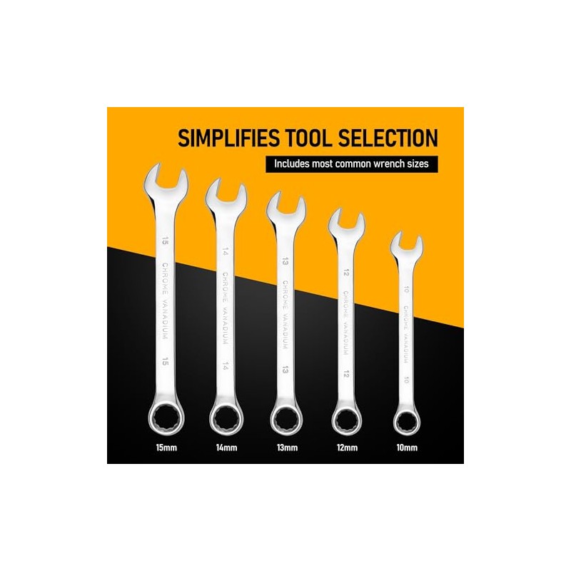 KOOPOOL Tool Set, Tool Box Kit for Mechanic and Car,