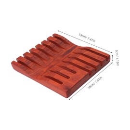 Healeved Scissors Shelf Hairdresser Scissors Storage Box Wood Material Hairdressing Tools