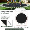 AILEVERS Trampoline Mat Replacement,13.3ft Diameter Mat with 96 Rings,Fits 15ft