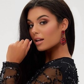 EVER FAITH Austrian Crystal Earrings for Women Flower Marquise Statement Chandelier Earrings for Red Antique Silver Tone