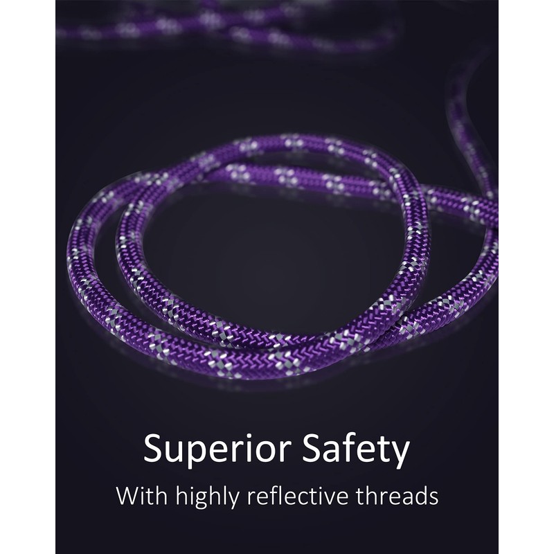 100FT Extra Long Leashes for Dog Training, Reflective Threads Check