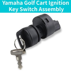 WHITE HAND Golf Cart Ignition Key Switch Assembly for Yamaha G22 G29 2005-UP Drive 2 Gas/Electric Replace OEM JW1-H2510-00 JU2-H2510-10 JU2-H2510-20