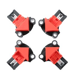 TOPWAY Corner Tensioner Angle Tensioner 4 Pieces Right Angle Clamps 60/90/120 Degree Corner Tensioner Corner Clamps for Woodworking, Drilling and Picture Frame Making