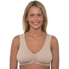 Gemm Womens Stretch Soft Cotton Lycra Non Wired Front Fastening