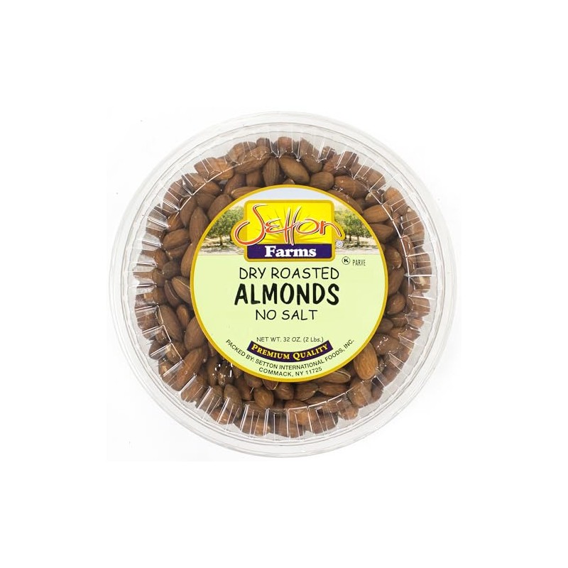 Almonds Dry Roasted Unsalted 32 Oz. (2 Lbs) Kosher
