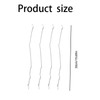 6 Pcs 20-Inch Stained Glass Window Hanging Chains with Hooks