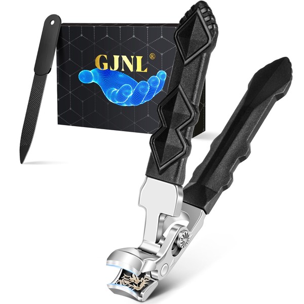 Toenail Clippers for Seniors Thick Toenails - Upgrade Angled Head